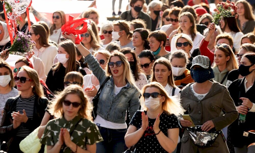 belarus-:-nouvelle-marche-d&rsquo;opposition-apres-l&rsquo;investiture-controversee-de-loukachenko