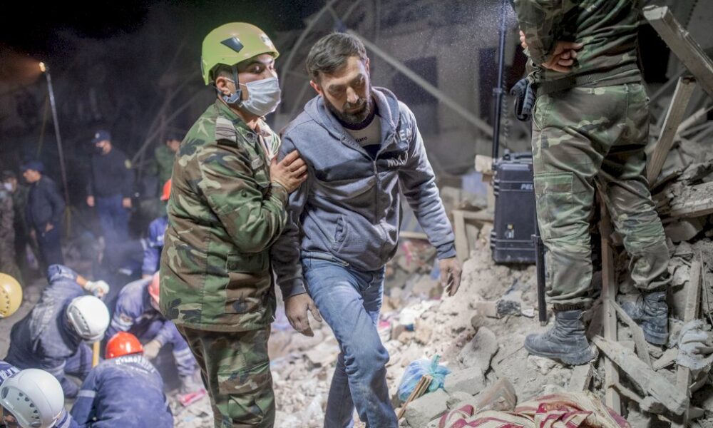 frappe-sur-une-zone-residentielle-de-la-deuxieme-ville-d&rsquo;azerbaidjan