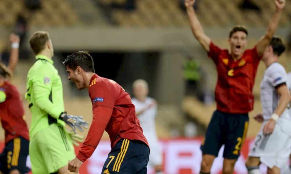 ligue-des-nations:-l&rsquo;espagne-torpille-l&rsquo;allemagne-et-rejoint-la-france