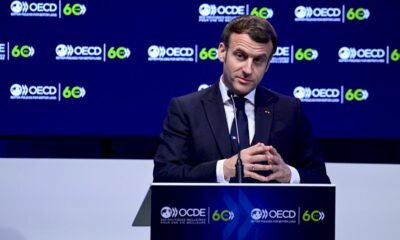 a-l&rsquo;ocde,-macron-plaide-pour-la-science-et-la-cooperation-contre-le-complotisme