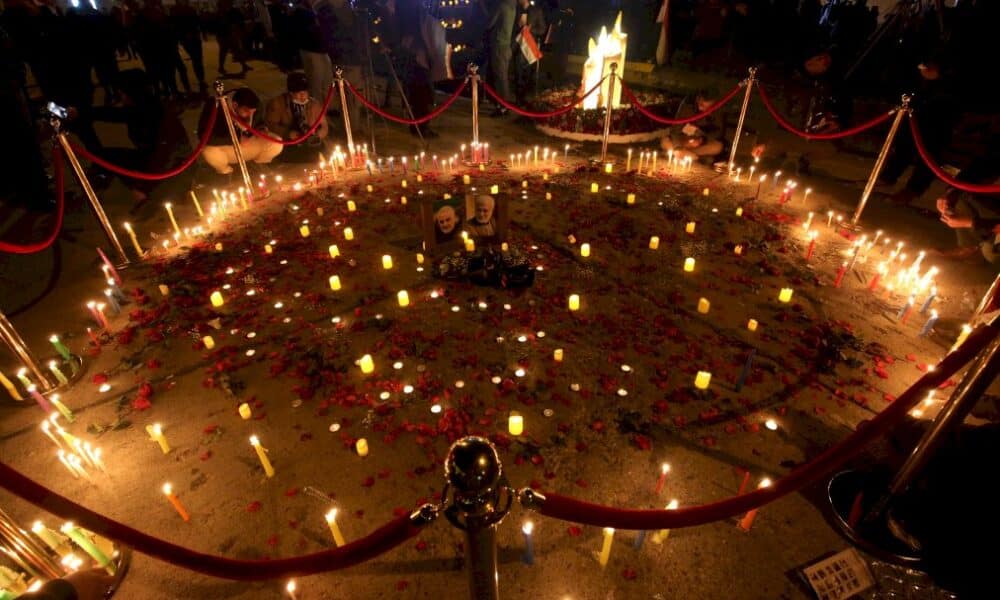 des-milliers-d&rsquo;irakiens-conspuent-l&rsquo;amerique,-un-an-apres-la-mort-de-soleimani