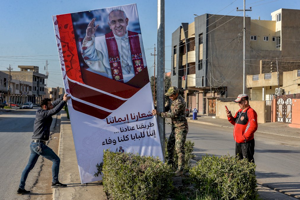 l&rsquo;irak-s&rsquo;apprete-a-recevoir-le-pape-entre-covid,-roquettes-et-manifestations