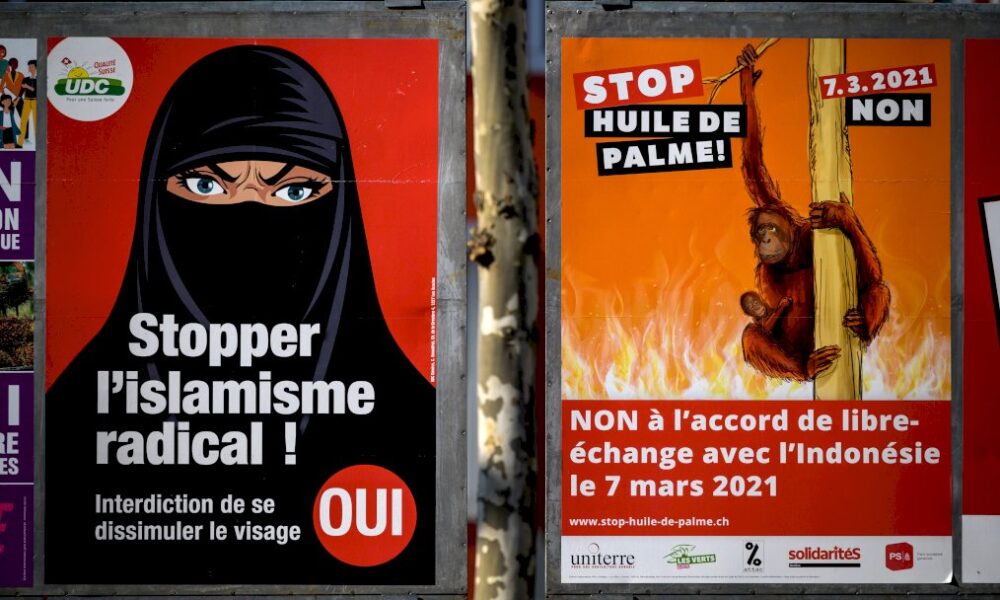 suisse:-vers-une-courte-victoire-pour-l&rsquo;initiative-anti-burqa