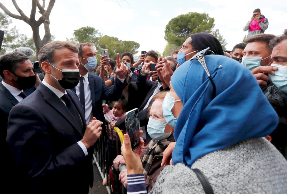 a-montpellier,-macron-s&rsquo;engage-a-lutter-contre-les-violences-et-les-trafics