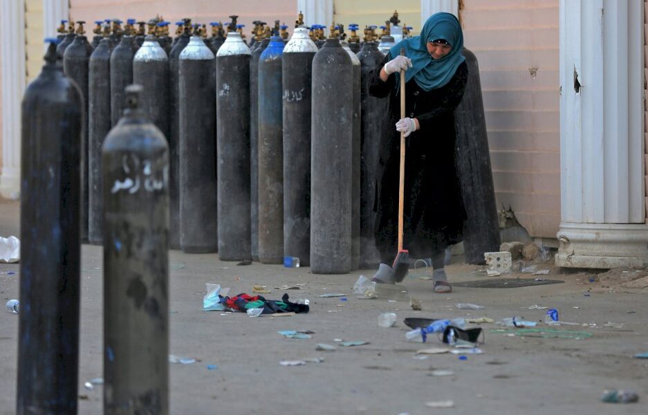 au-moins-82-morts-dans-l&rsquo;incendie-d&rsquo;un-hopital-dedie-au-covid-19-a-bagdad