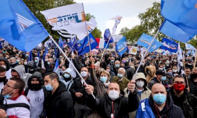 des-milliers-de-policiers-rassembles-devant-l&rsquo;assemblee,-la-justice-ciblee