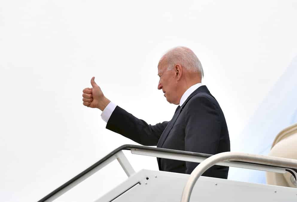 « america-is-back »:-biden-s&rsquo;envole-pour-son-premier-voyage-a-l&rsquo;etranger