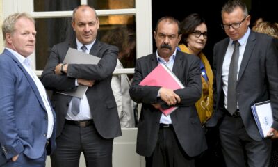 les-partenaires-sociaux-recus-a-l&rsquo;elysee,-les-retraites-en-toile-de-fond