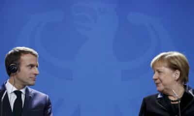 macron-recoit-merkel-a-l&rsquo;approche-des-elections-allemandes