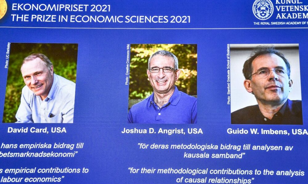 le-nobel-d&rsquo;economie-a-un-trio-de-specialistes-en-« experiences-naturelles »