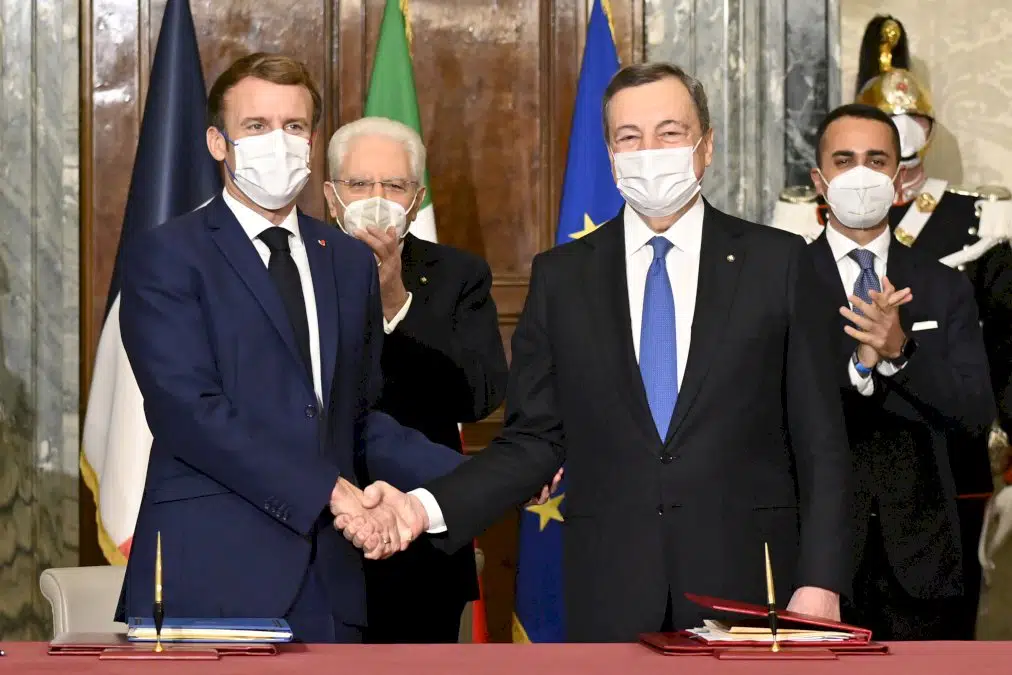 france-et-italie-signent-a-rome-un-traite-de-cooperation-en-grande-pompe