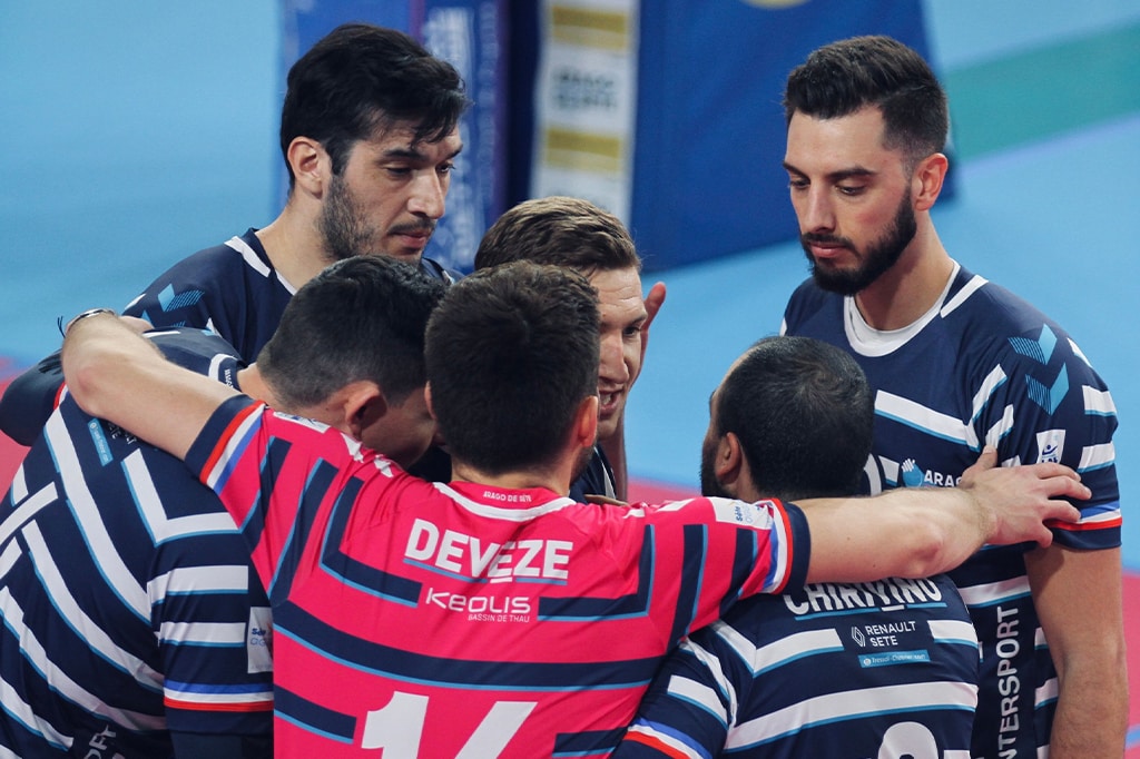 Sports / Volley–Ball – Coupe de France : Arago de Sète vs Cannes
