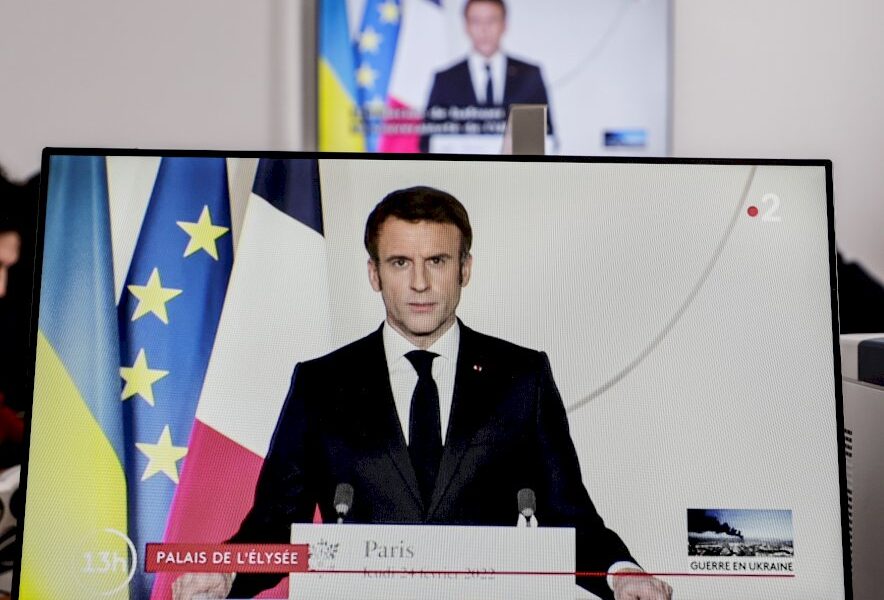 emmanuel-macron-s&rsquo;exprimera-a-20h00-sur-la-guerre-en-ukraine