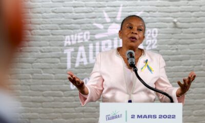 presidentielle:-taubira-se-retire,-macron-toujours-concentre-sur-l&rsquo;ukraine