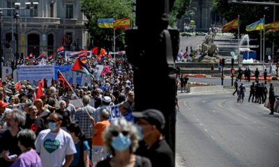 des-milliers-de-personnes-disent-« non »-a-l&rsquo;otan-a-madrid,-ville-hote-de-son-prochain-sommet