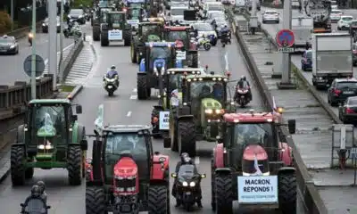 Des centaines de tracteurs à Paris, un peu plus de 100 kilomètres de bouchons en Île-de-France