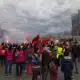 Manifestation sur le périphérique parisien en réponse à l'utilisation du 49.3 pour la réforme des retraites