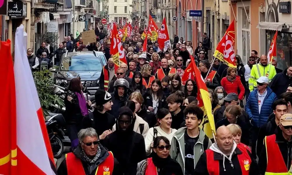 Sète : 3000 manifestants contre la réforme des retraites