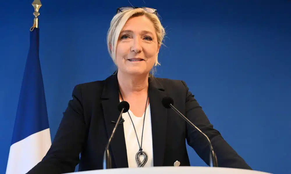 Sondage : Marine Le Pen en tête des intentions de vote pour 2027
