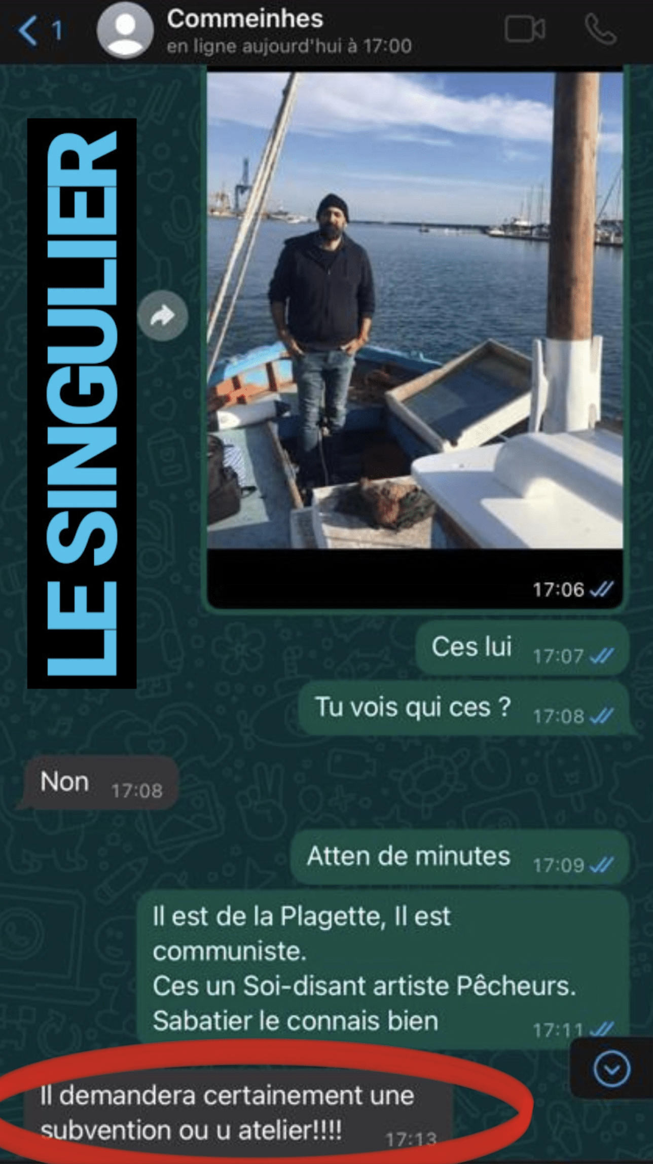 Bancs Publics 3 - LE SINGULIER