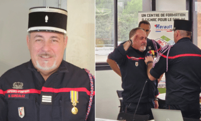 Gigean : Marc Gonzalez honoré par la médaille d'Or des Sapeurs-Pompiers de l'Hérault