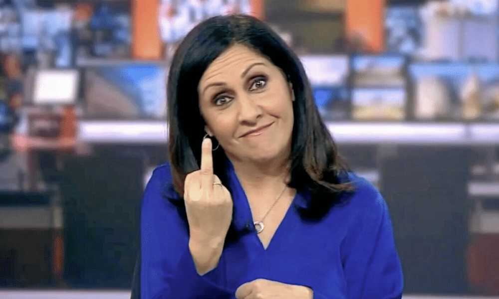 Une présentatrice de la BBC fait un doigt d’honneur en ouverture de journal