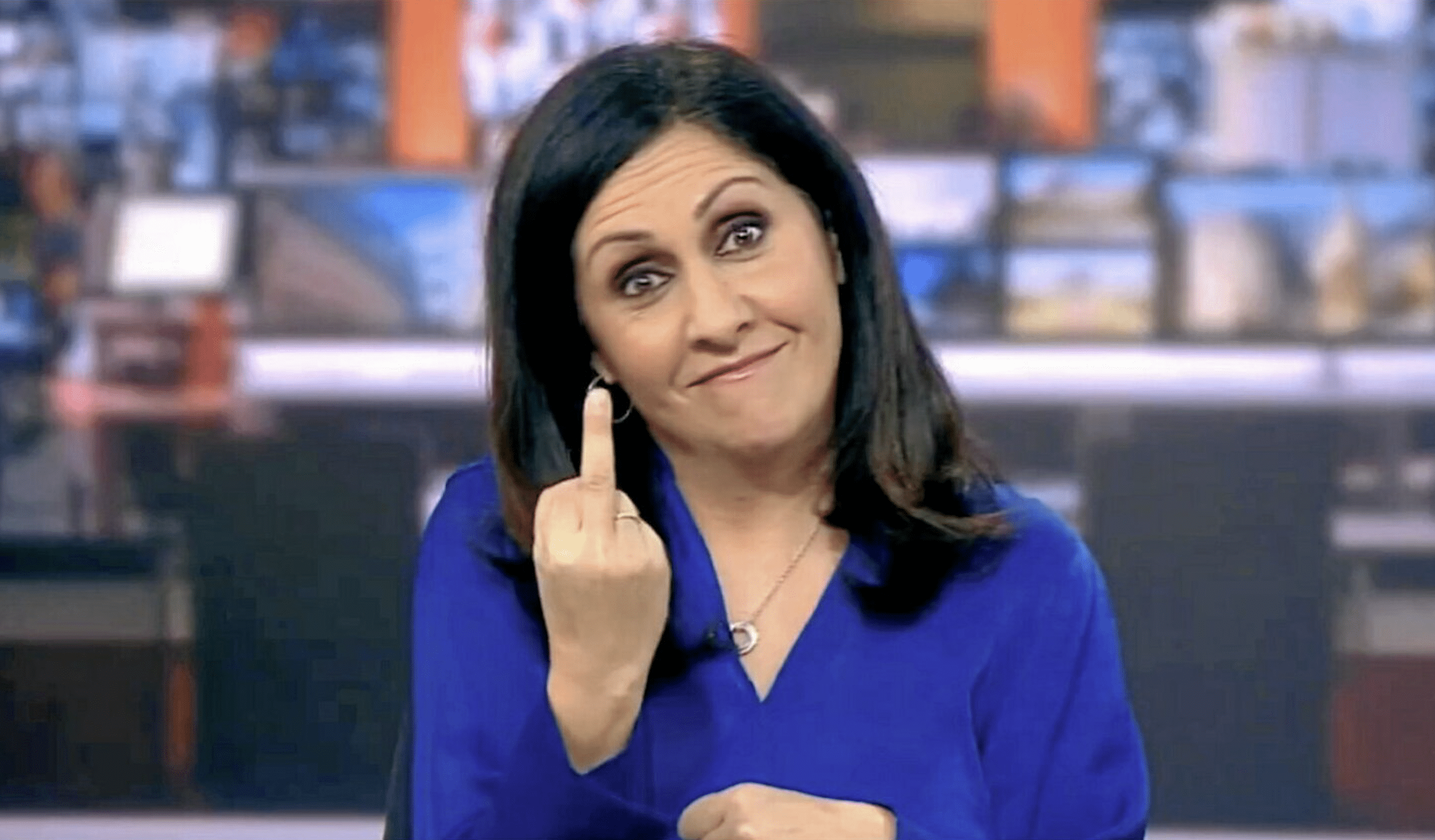 Une présentatrice de la BBC fait un doigt d’honneur en ouverture de journal