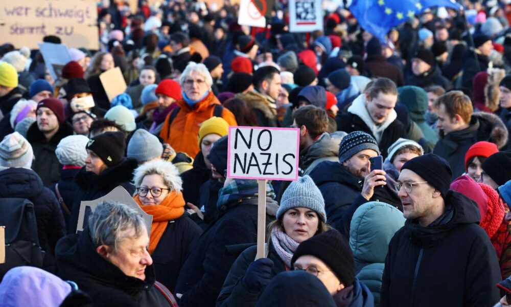 Revers électoral pour l'extrême droite en Allemagne après des manifestations massives