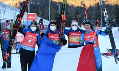 Biathlon : Le relais féminin français décroche la victoire à Oberhof