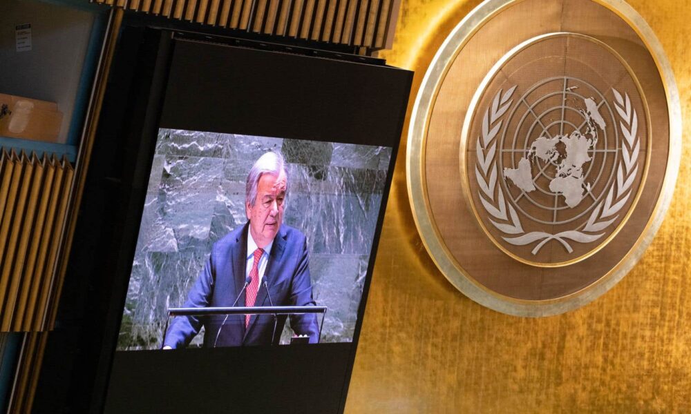 « Notre monde entre dans une ère de chaos », s’alarme le secrétaire général de l’ONU