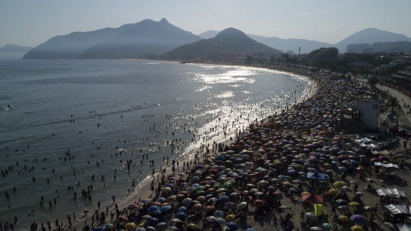 Record de chaleur au Brésil : Jusqu'à 62,3°C degrés ressentis à Rio