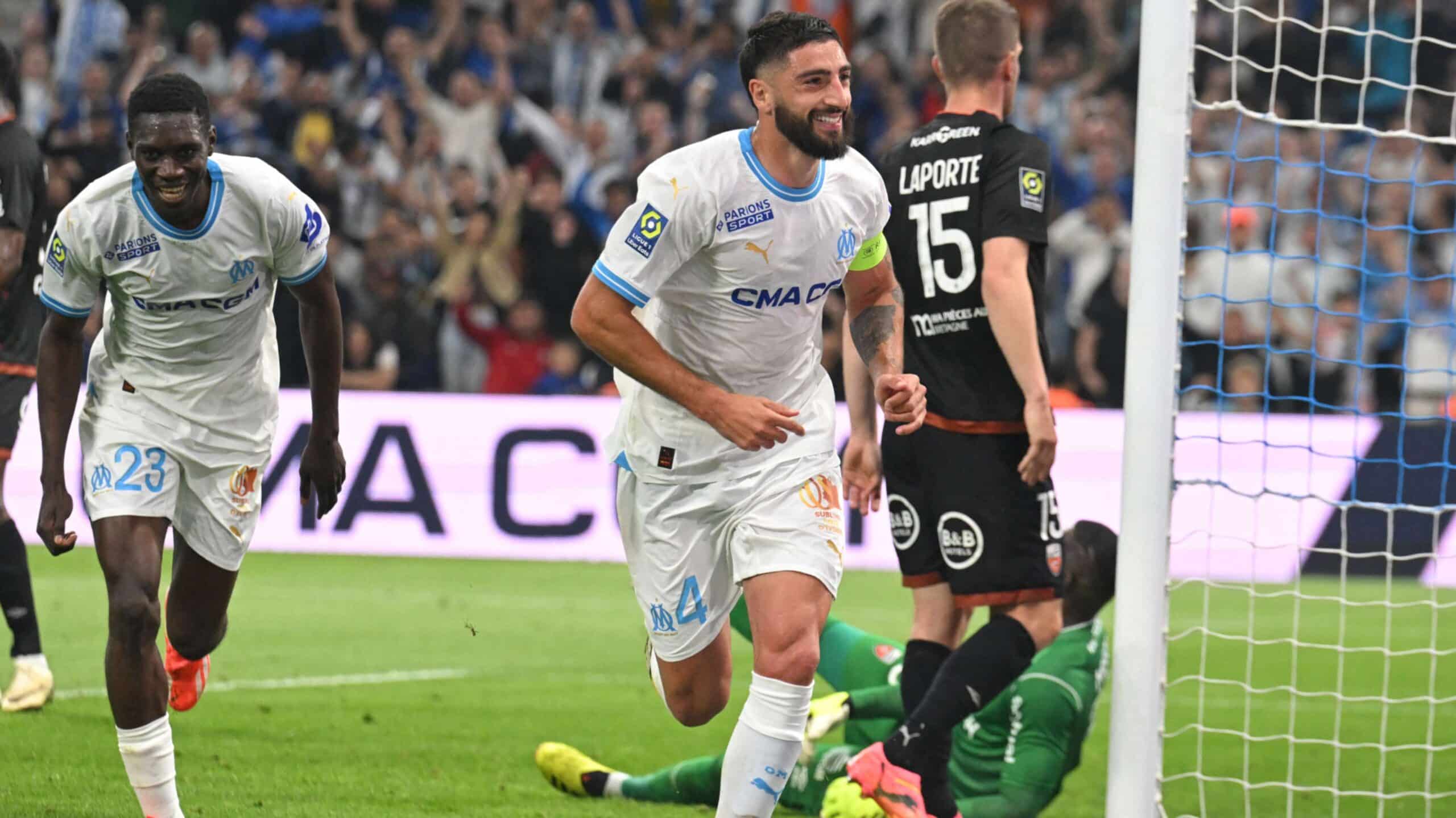 Ligue 1 : Marseille s'impose face à Lorient malgré une prestation en demi-teinte