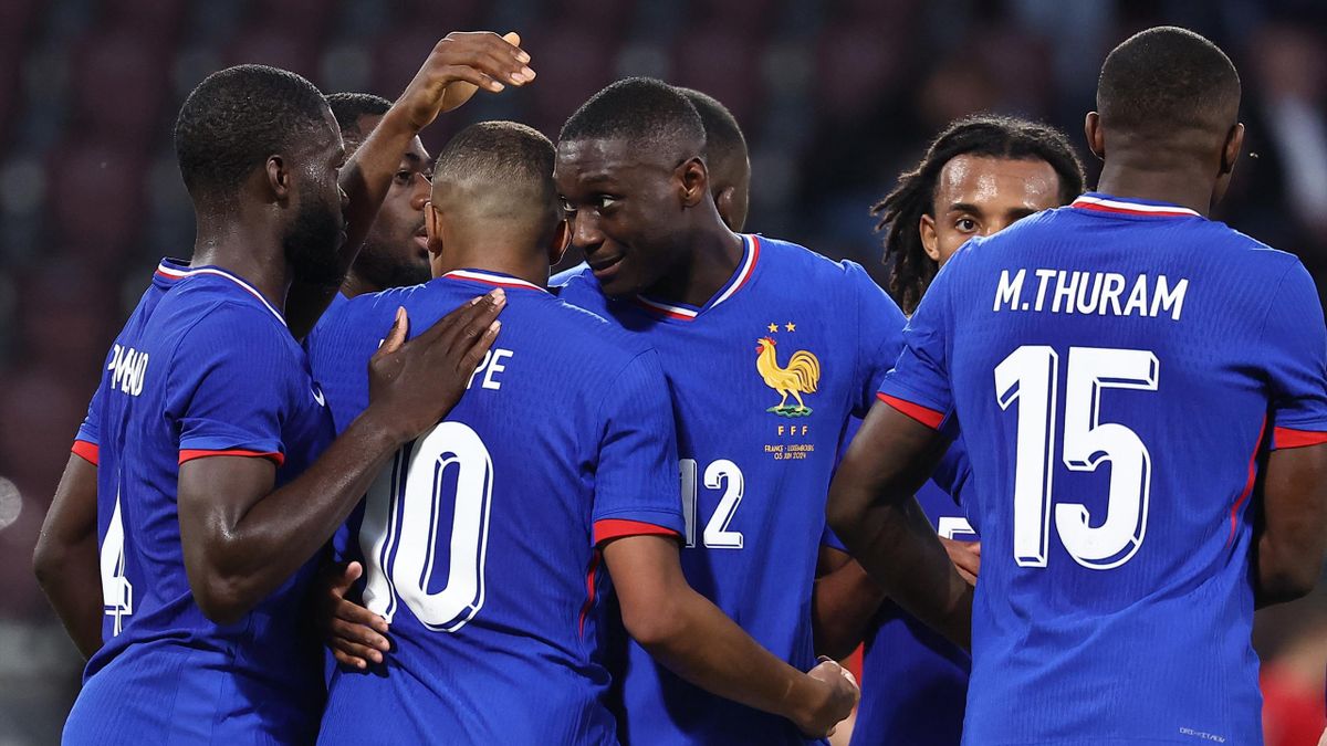 Les Bleus dominent le Luxembourg en préparation à l'Euro