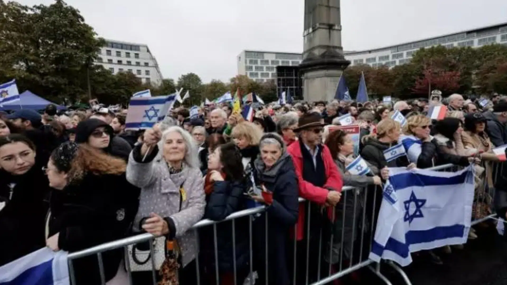 Rassemblement à Paris : soutien à Israël et aux victimes de l'attaque du 7 octobre