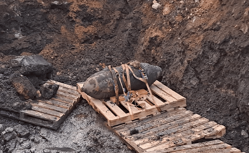 Frontignan : Une bombe américaine de la Seconde Guerre mondiale découverte sur un chantier
