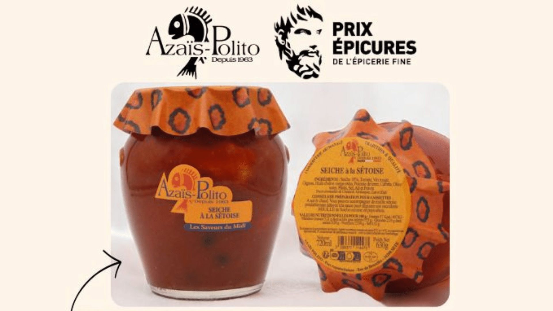 Concours La Seiche à la Sétoise d’Azaïs-Polito finaliste du concours Épicures 2025 à Paris