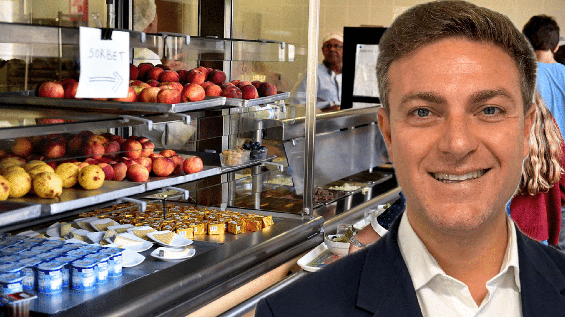 Frontignan Thibaut Cléret Villagordo mise sur la cantine à 1 euro pour les familles