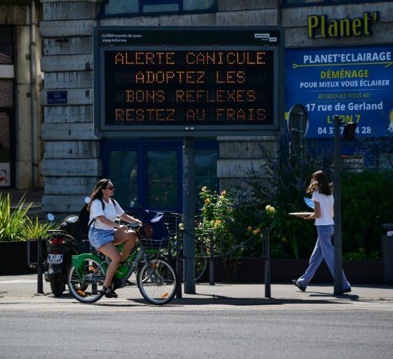 Vague de chaleur record 35 départements au plus haut niveau d'alerte
