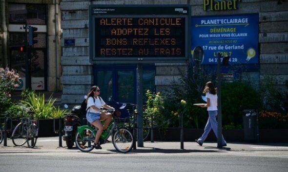 Vague de chaleur record 35 départements au plus haut niveau d'alerte