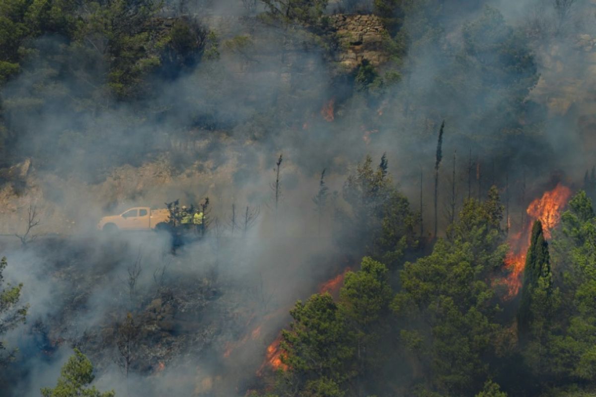 Un agent de l'ONF au cœur du plus gros incendie depuis 50 ans