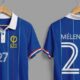 Un maillot bleu frappé "Mélenchon 2027" pour financer la présidentielle