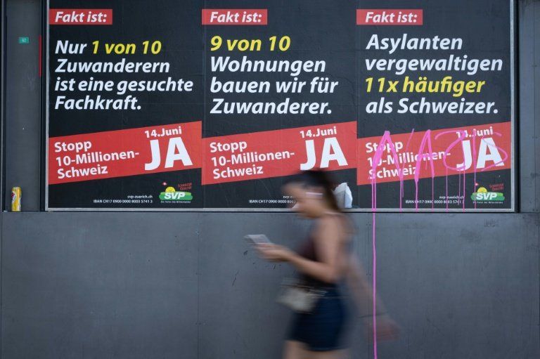 La Suisse dit non au plafond de 10 millions d'habitants