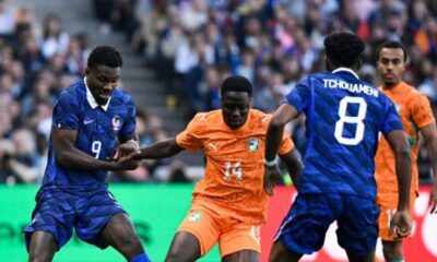 Rayan Cherki délivre les Bleus au bout de la nuit nantaise
