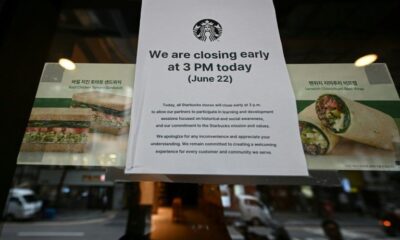 Starbucks vide ses cafés en Corée du Sud pour une leçon d'histoire