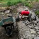 Sous les tables de pique-nique, un temple antique refait surface