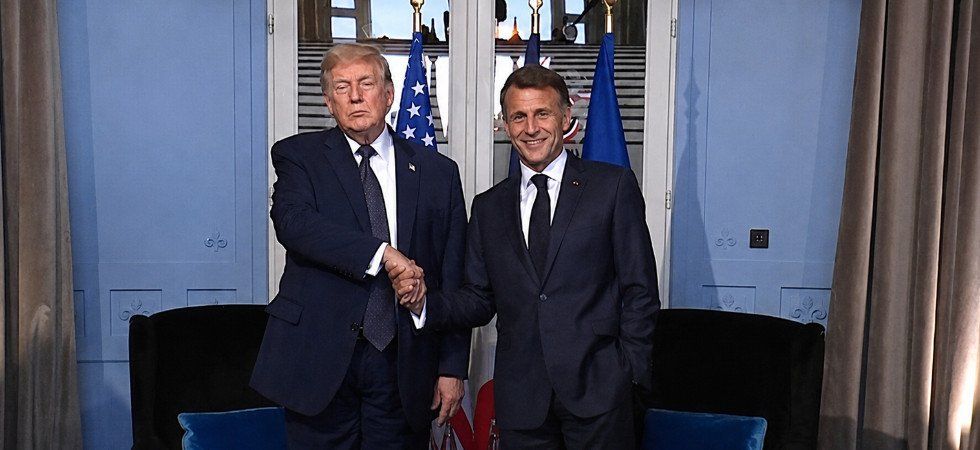 Trump pose ses valises à Évian et promet une "très bonne relation" avec Macron