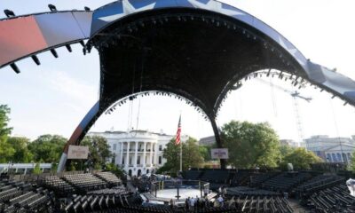 Un ring géant dans le jardin présidentiel pour les 80 ans de Trump