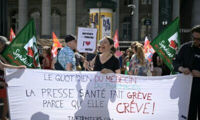 Journalistes dans la rue pour alerter sur un métier qui vacille