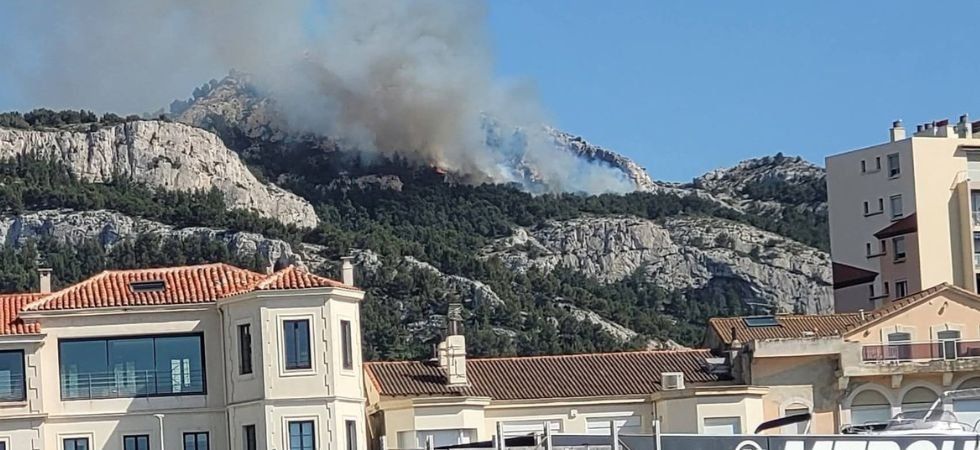 Marseille en alerte après un départ de feu dans les calanques