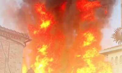 Le cloître de Condom en flammes la mémoire du Gers en sursis